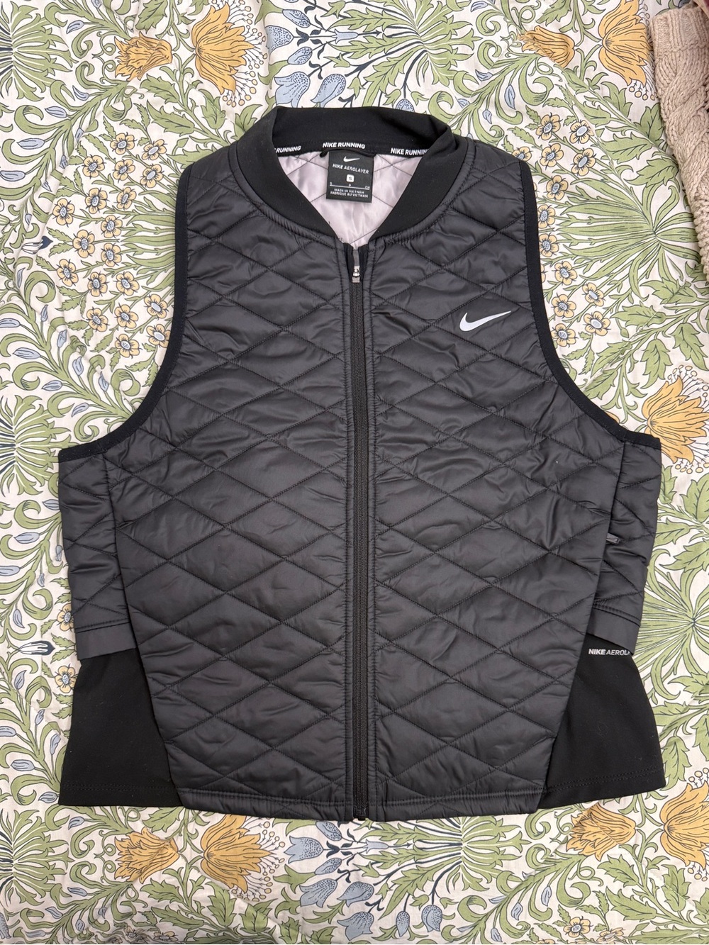 Nike Black Quilted Performance Vest